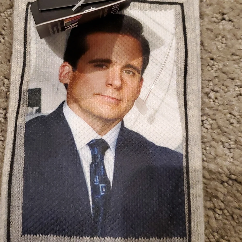 VINTAGE/ NEW THE OFFICE / MICHEAL SCOTT socks NEW WITH TAGS